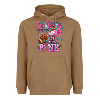 Toasted Coconut in october we wear cheer pink football Heavyweight Hoodie - AdoDesignShop