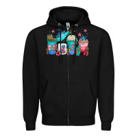 Black turtle coffee cups Zipper Hoodie - Zillion Design Studio