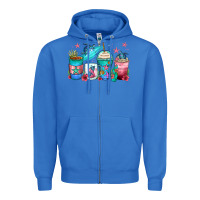 True Royal turtle coffee cups Zipper Hoodie - Zillion Design Studio