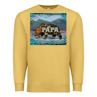 Antique Gold papa bear tumbler Premium Sweatshirt - Artiststas