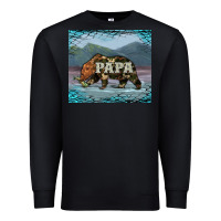 Black papa bear tumbler Premium Sweatshirt - Artiststas