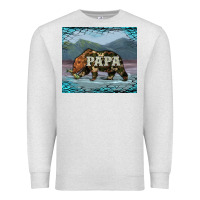 Oatmeal Heather papa bear tumbler Premium Sweatshirt - Artiststas