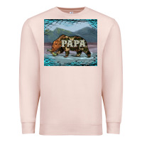 Pale Pink papa bear tumbler Premium Sweatshirt - Artiststas