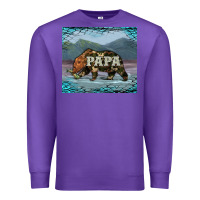 Purple papa bear tumbler Premium Sweatshirt - Artiststas