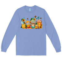 Colony Blue bumble bee coffee cups Long Sleeve Tee - AdoDesignShop