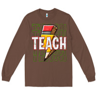 Chestnut teach Long Sleeve Tee - texasbilliewilder