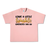 Salmon leave a little sparkle wherever you go Urban Heavy Tee - MaliasSmallBusiness