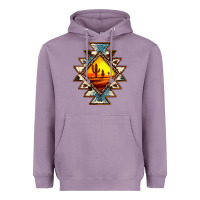 Lavender cowhide leopard sunset aztec Heavyweight Hoodie - JahusDesignShop