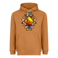 Meerkat cowhide leopard sunset aztec Heavyweight Hoodie - JahusDesignShop