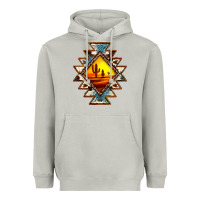 Moon Dust cowhide leopard sunset aztec Heavyweight Hoodie - JahusDesignShop