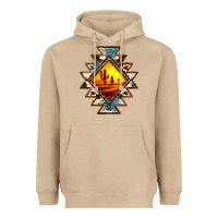 Mushroom cowhide leopard sunset aztec Heavyweight Hoodie - JahusDesignShop