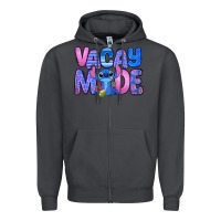 Smoke vacay mode stitch Zipper Hoodie - Zillion Design Studio