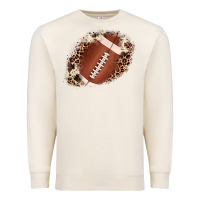 Sandshell football cowhide leopard patch Premium Sweatshirt - JahusDesignShop
