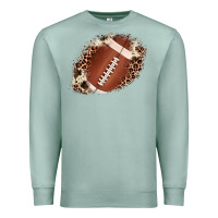 Seafoam football cowhide leopard patch Premium Sweatshirt - JahusDesignShop