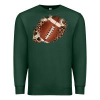 Sports Green football cowhide leopard patch Premium Sweatshirt - JahusDesignShop