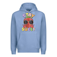 Colony Blue stay sweet Premium Hoodie - MaliasSmallBusiness