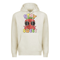 Oatmeal Heather stay sweet Premium Hoodie - MaliasSmallBusiness