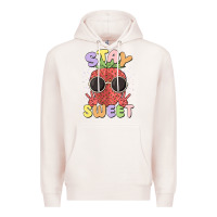 Pale Pink stay sweet Premium Hoodie - MaliasSmallBusiness