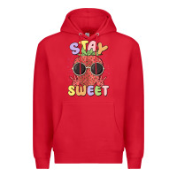 Red stay sweet Premium Hoodie - MaliasSmallBusiness