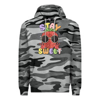 Slate Camo stay sweet Premium Hoodie - MaliasSmallBusiness