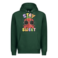Sports Green stay sweet Premium Hoodie - MaliasSmallBusiness