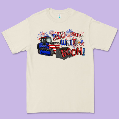 Red White And Boom Premium Tee Designed By Artiststas