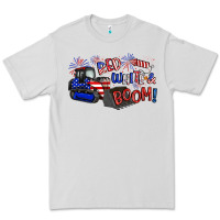 Dove Grey red white and boom Premium Tee - Artiststas