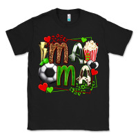Black mama soccer with popcorn Classic Tee - texasbilliewilder