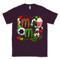 Plum mama soccer with popcorn Classic Tee - texasbilliewilder