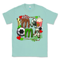 Seafoam mama soccer with popcorn Classic Tee - texasbilliewilder