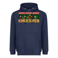 Navy christmas with cross license plate Heavyweight Hoodie - BundleAndBundleShop
