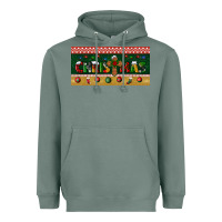 Sage christmas with cross license plate Heavyweight Hoodie - BundleAndBundleShop