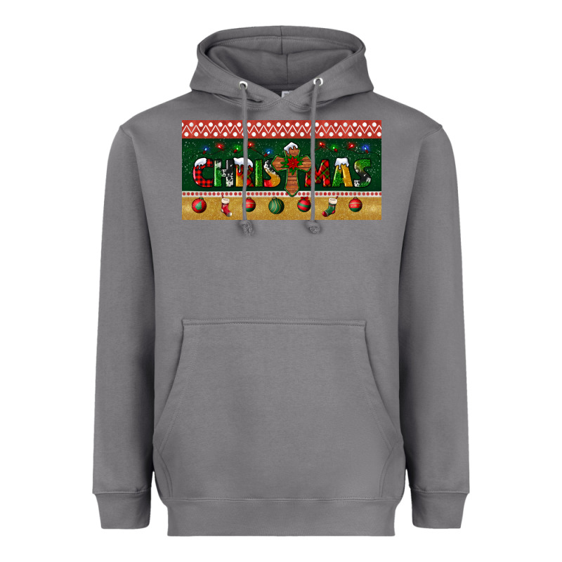 Christmas With Cross License Plate Heavyweight Hoodie by BundleAndBundleShop | Teevron