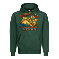 Sports Green im just here for the tacos Zipper Hoodie - CTS Tumbler Store