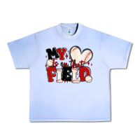 Grape Ice my heart is on that field baseball Urban Heavy Tee - MaliasSmallBusiness