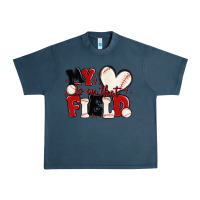Midnight Navy my heart is on that field baseball Urban Heavy Tee - MaliasSmallBusiness