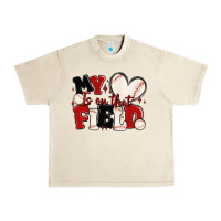 Sandshell my heart is on that field baseball Urban Heavy Tee - MaliasSmallBusiness