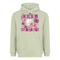 Matcha in october we wear pink volleyball Heavyweight Hoodie - AdoDesignShop