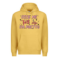Antique Gold feed me and tell me im pretty Premium Hoodie - MaliasSmallBusiness