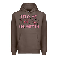 Coffee feed me and tell me im pretty Premium Hoodie - MaliasSmallBusiness