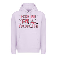 Lilac feed me and tell me im pretty Premium Hoodie - MaliasSmallBusiness