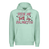 Seafoam feed me and tell me im pretty Premium Hoodie - MaliasSmallBusiness