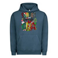 Pigment Midnight Navy santas favorite cna nurse Urban Hoodie - MaliasSmallBusiness