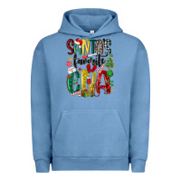 Pigment Pebble Blue santas favorite cna nurse Urban Hoodie - MaliasSmallBusiness
