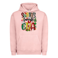 Pigment Salmon santas favorite cna nurse Urban Hoodie - MaliasSmallBusiness