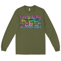 Army Green fancy like the race track on a date night Long Sleeve Tee - Zillion Design Studio