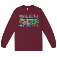 Burgundy fancy like the race track on a date night Long Sleeve Tee - Zillion Design Studio