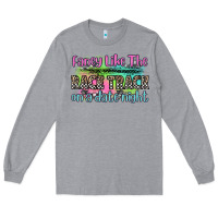 Heather Grey fancy like the race track on a date night Long Sleeve Tee - Zillion Design Studio