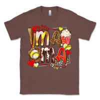 Chestnut mama softball baseball with popcorn Classic Tee - texasbilliewilder