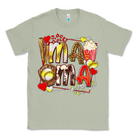 Matcha mama softball baseball with popcorn Classic Tee - texasbilliewilder